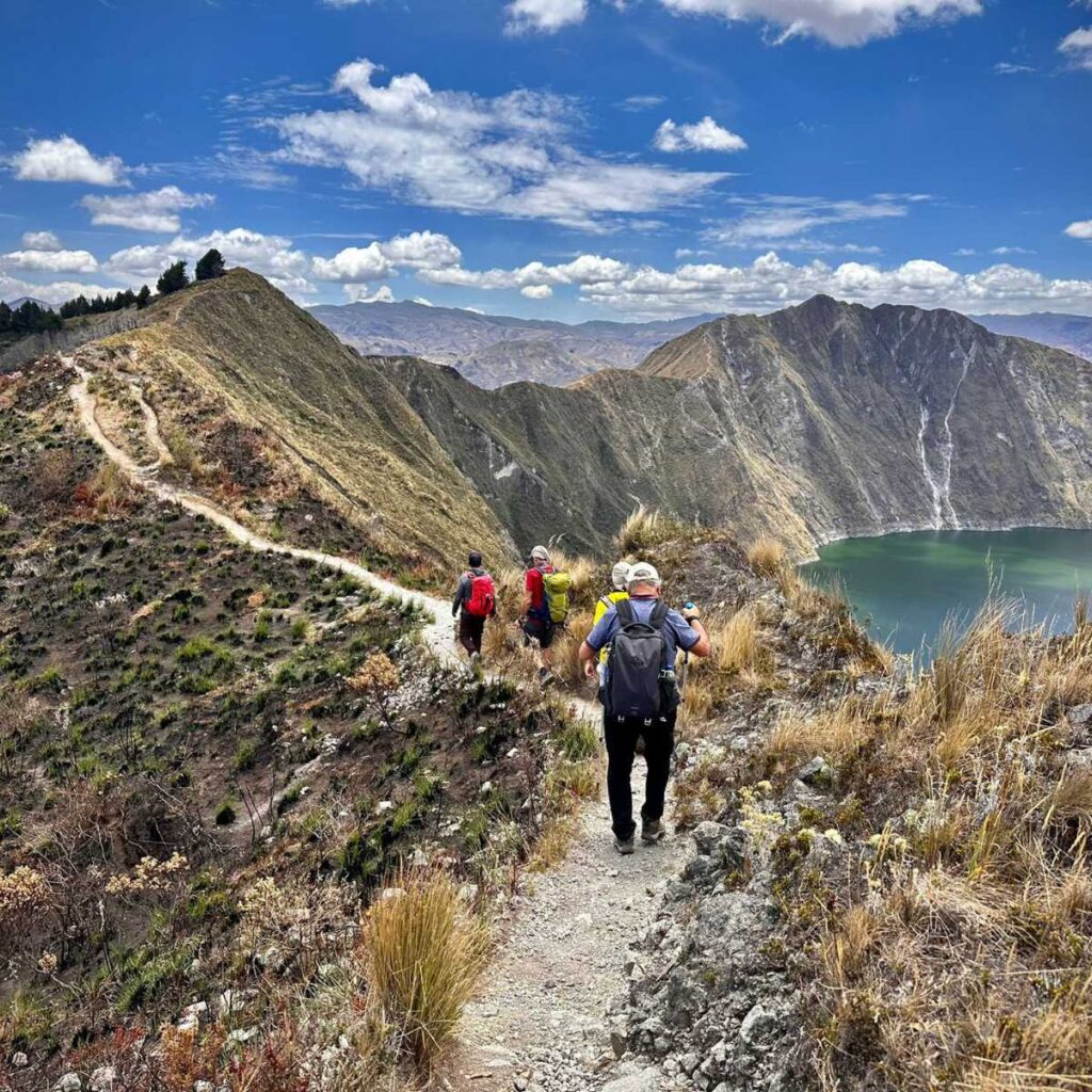 LA HERMOSA LAGUNA QUILOTOA